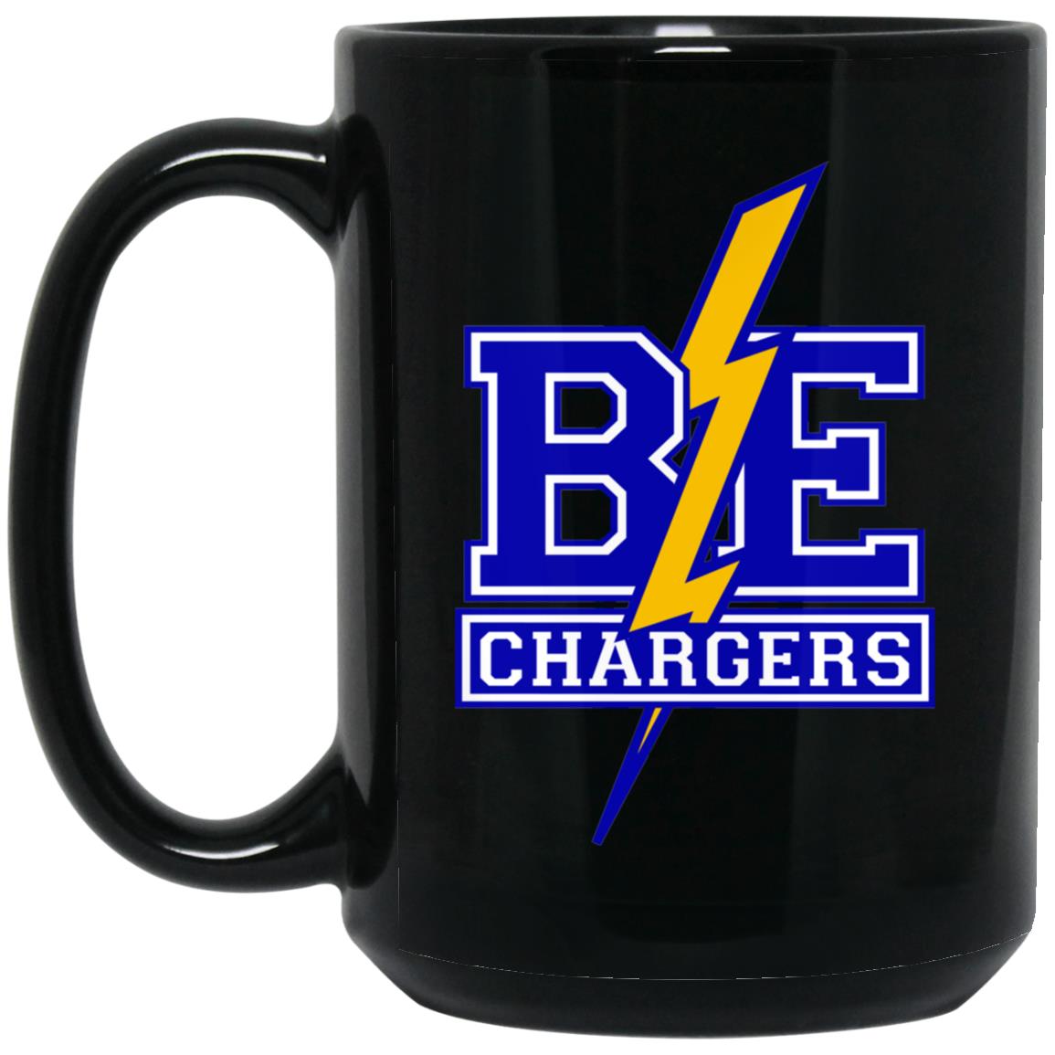 Chargers - 15oz Black Mug