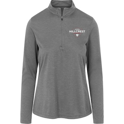 Comet Football - Womens Heather Quarter Zip