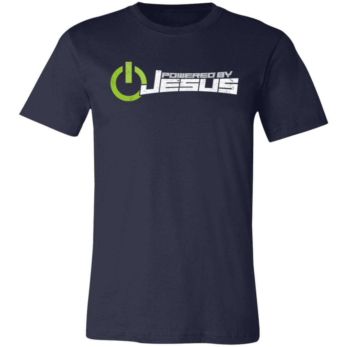 Powered by Jesus - Unisex Jersey Short-Sleeve T-Shirt