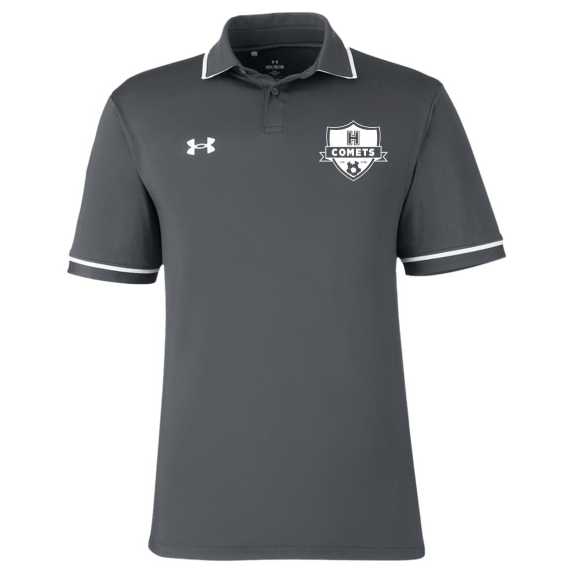 Comet Boys Soccer - Under Armour Mens Tipped Team Polo