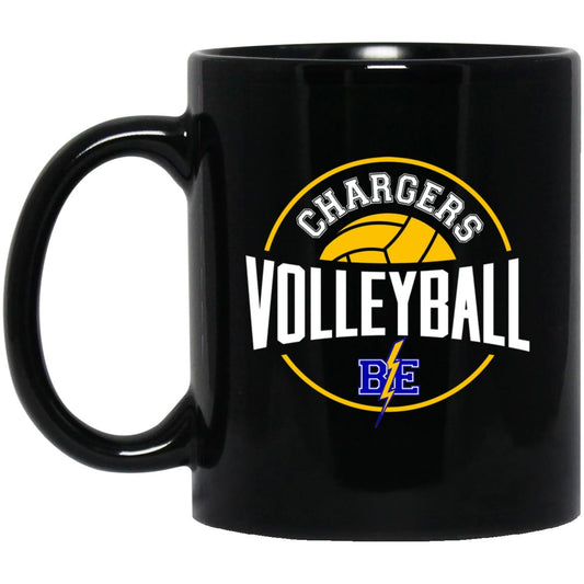 Chargers Volleyball - 11oz Black Mug