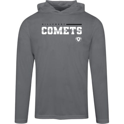 Hillcrest Comets - Mens Zone Hooded Tee