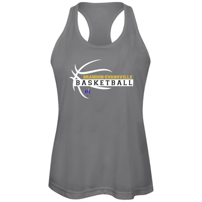 Chargers Basketball - Womens Zone Racerback Tank