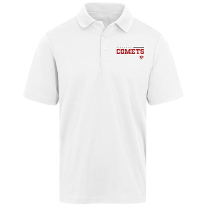 Hillcrest Comets - CrownLux Mens Plaited Polo