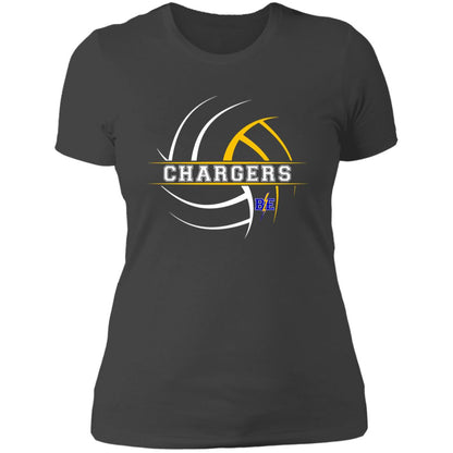 Chargers Volleyball - Ladies' Boyfriend T-Shirt