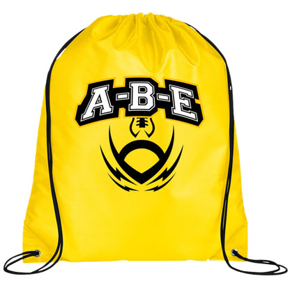 A-B-E Football - Prime Line Drawstring Cinch Backpack