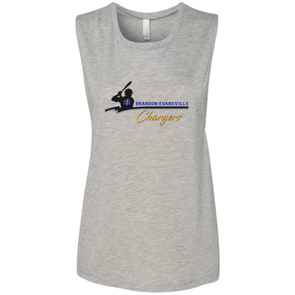 Chargers Baseball - Ladies' Flowy Muscle Tank