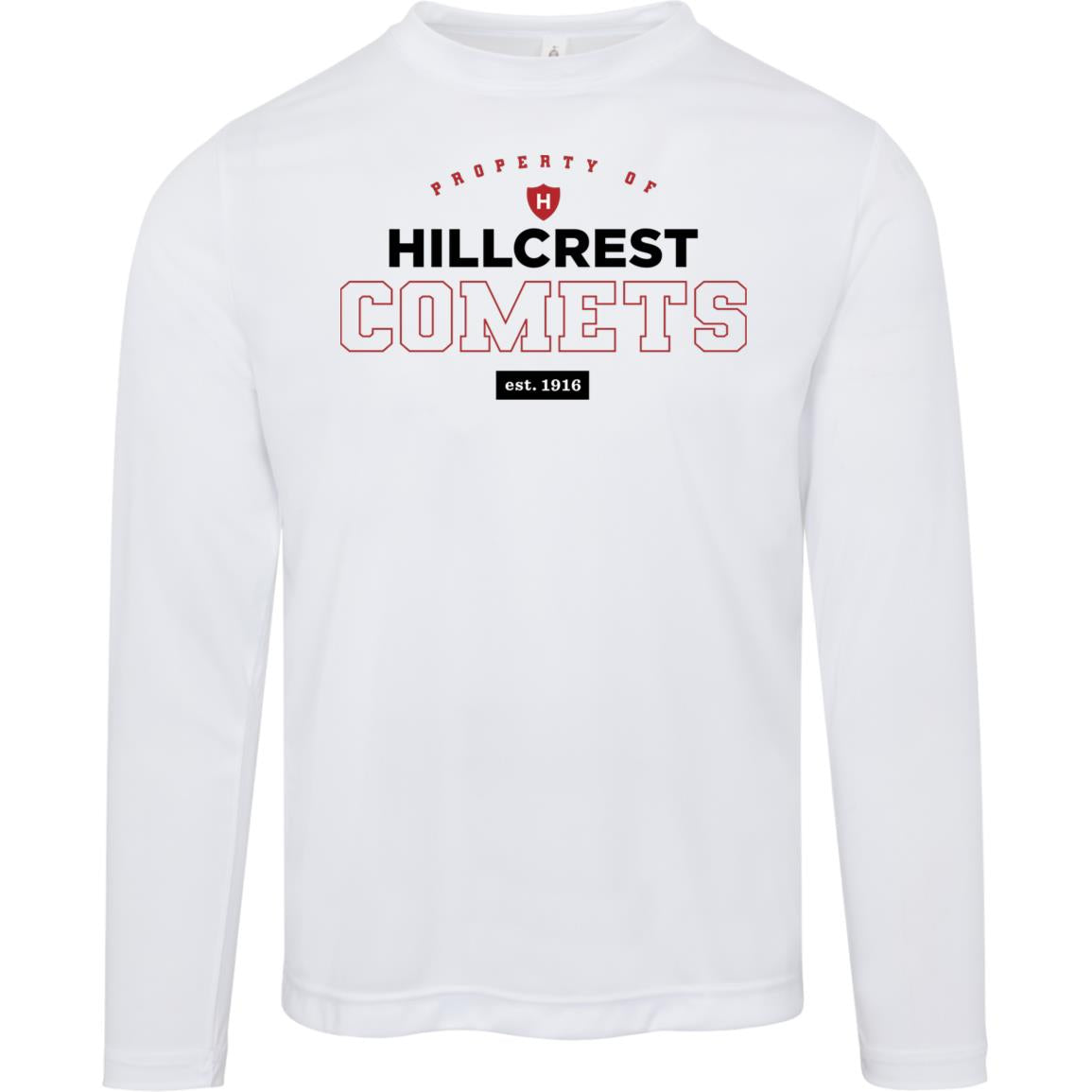 Hillcrest Comets - Mens Zone Long Sleeve Tee