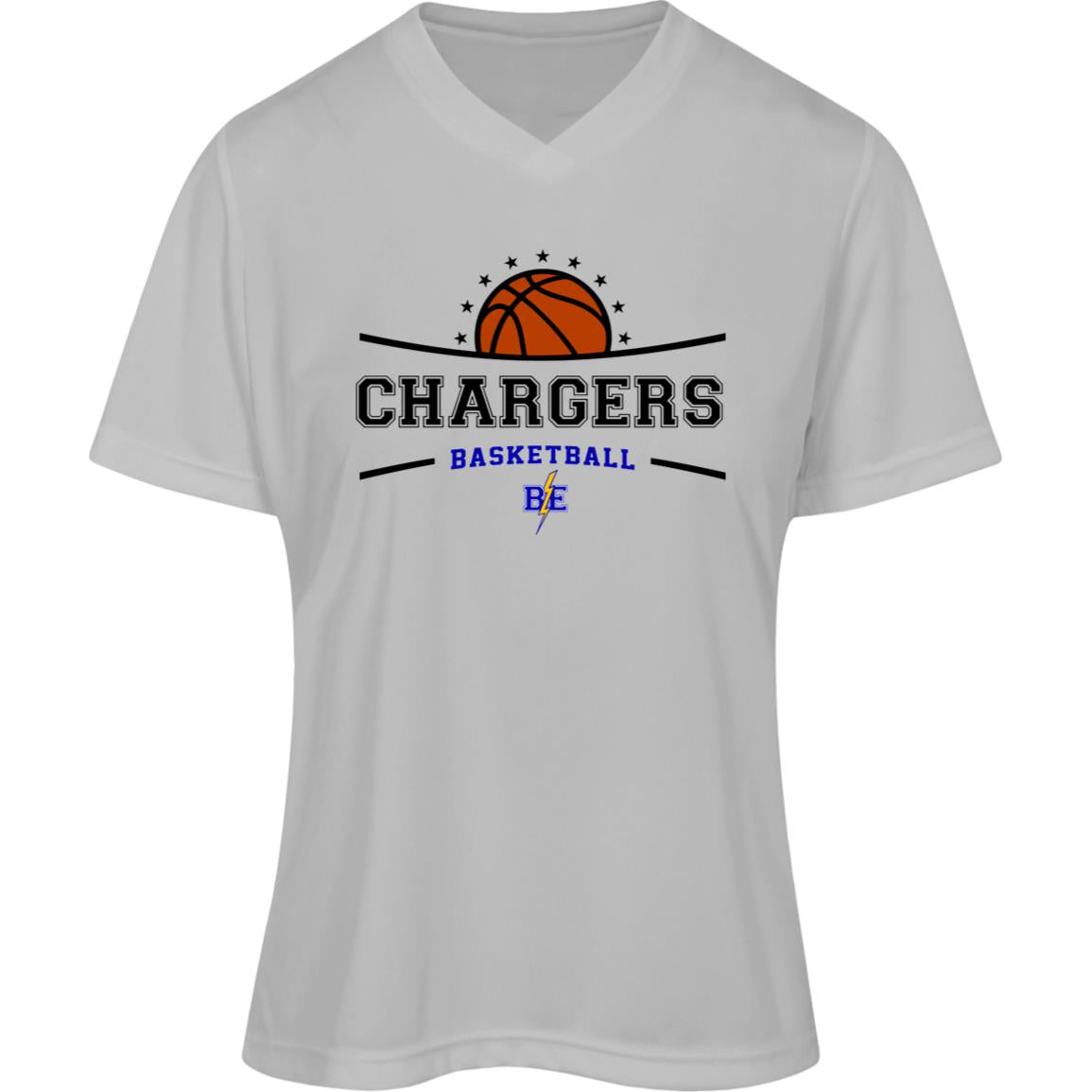 Chargers Basketball - Womens Zone Tee