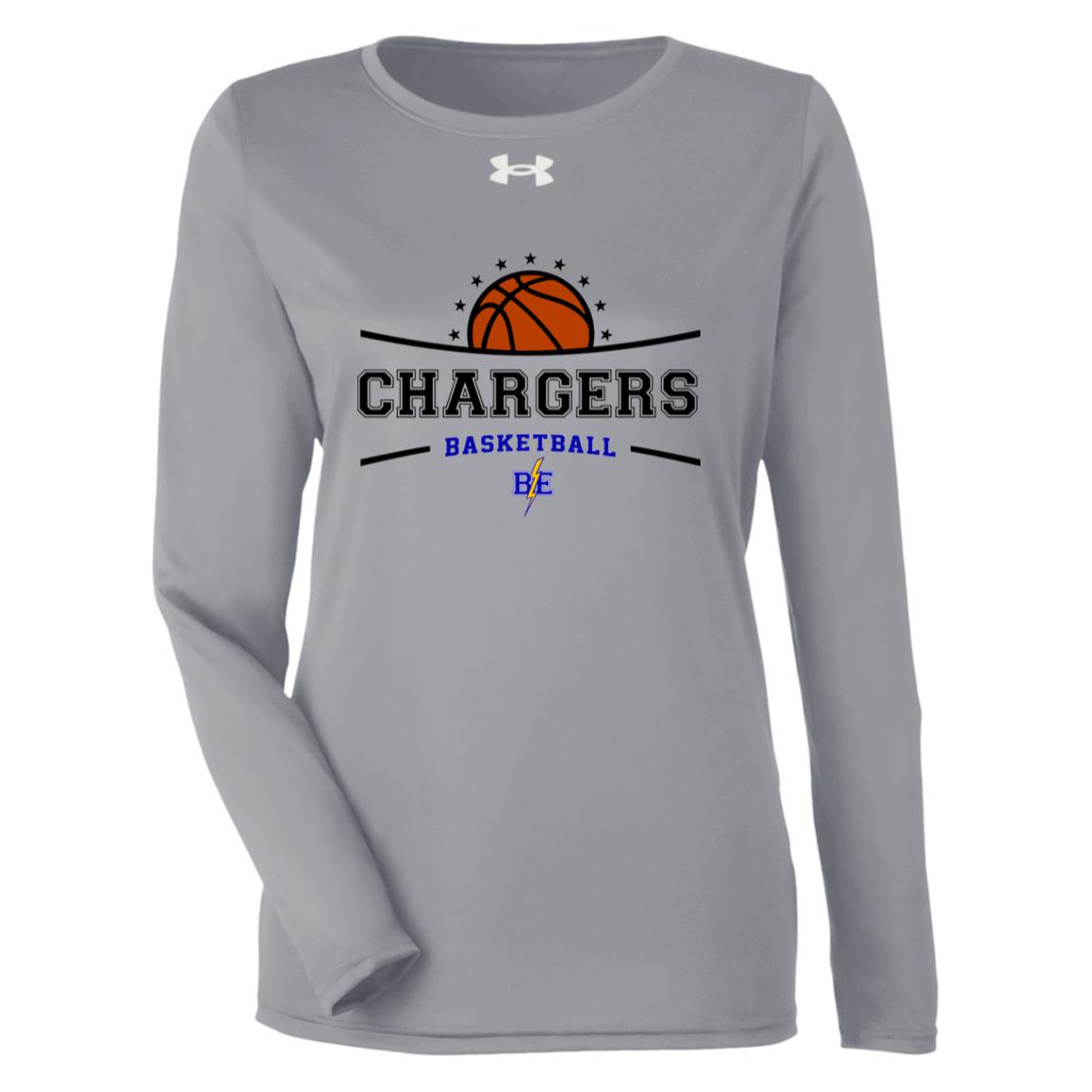 Chargers Basketball - Under Armour Womens Team Tech Long Sleeve Tee