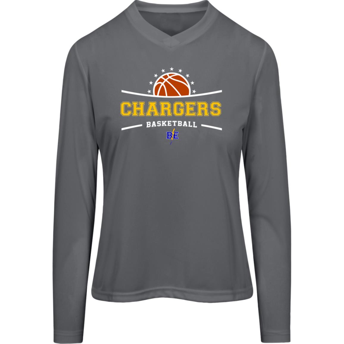 Chargers Basketball - Womens Zone Long Sleeve Tee