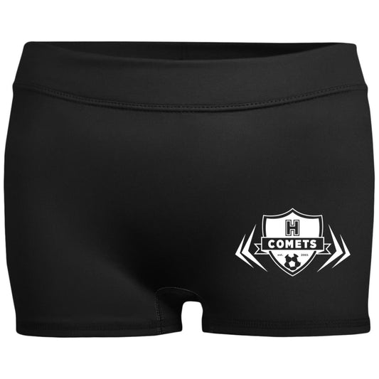 Comet Girls Soccer - Ladies' Fitted Moisture-Wicking 2.5 inch Inseam Shorts