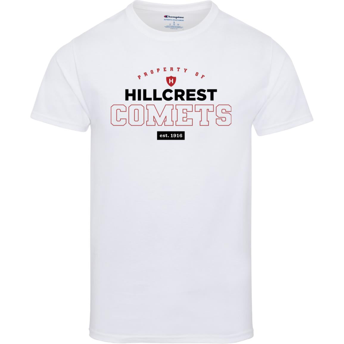 Hillcrest Comets - Champion Adult Short Sleeve Tee