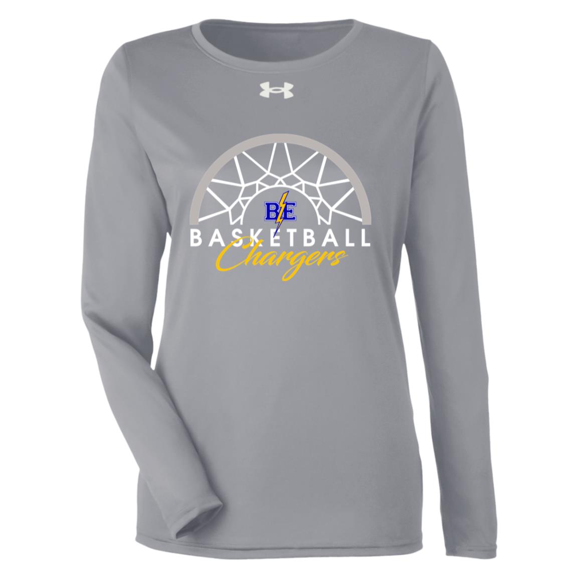 Chargers Basketball - Under Armour Womens Team Tech Long Sleeve Tee