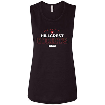 Hillcrest Comets - Ladies' Flowy Muscle Tank