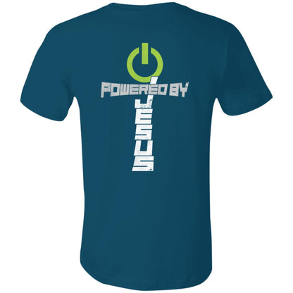 Powered by Jesus - Unisex Jersey Short-Sleeve T-Shirt