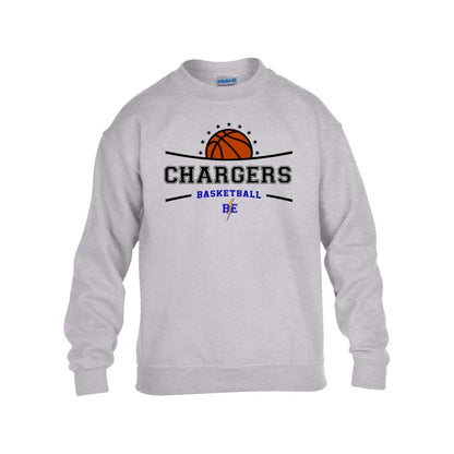 Chargers Basketball - Kids Heavy Blend Fleece Crew