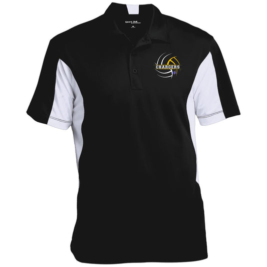 Chargers Volleyball - Men's Colorblock Performance Polo