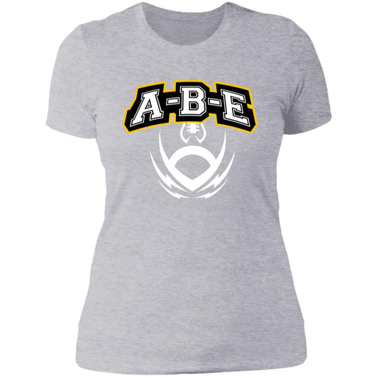 A-B-E Football - Ladies' Boyfriend T-Shirt