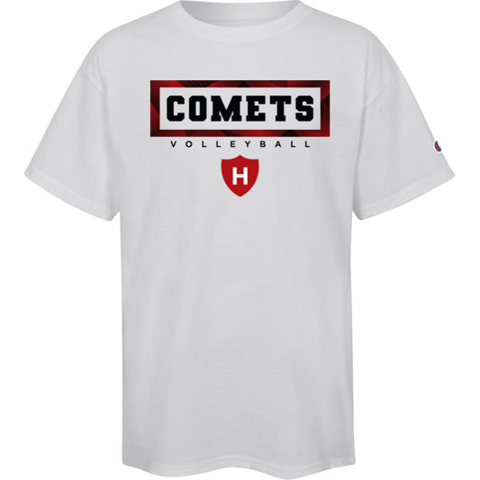 Comet Volleyball Gameday - Champion Kids Short Sleeve Tee