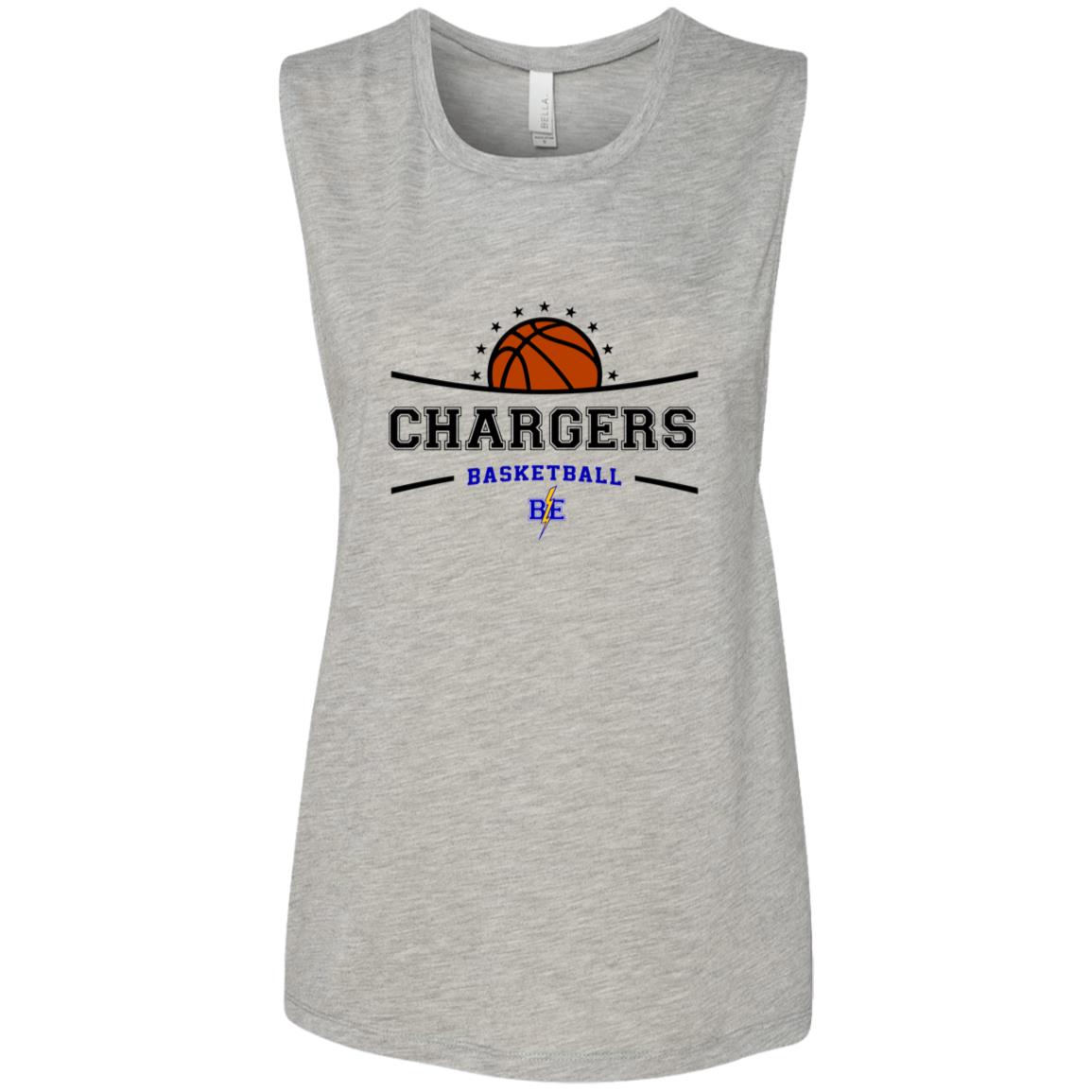 Chargers Basketball - Ladies' Flowy Muscle Tank