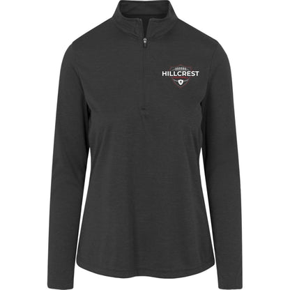 Comet Football - Womens Heather Quarter Zip