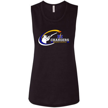 Chargers Trapshooting - Ladies' Flowy Muscle Tank