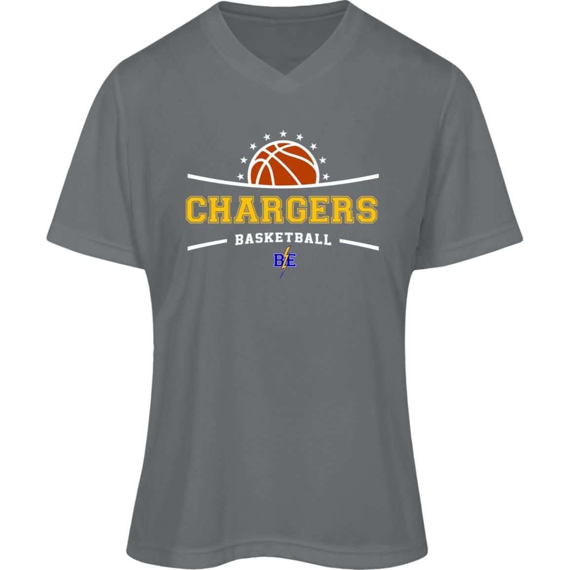 Chargers Basketball - Womens Zone Tee