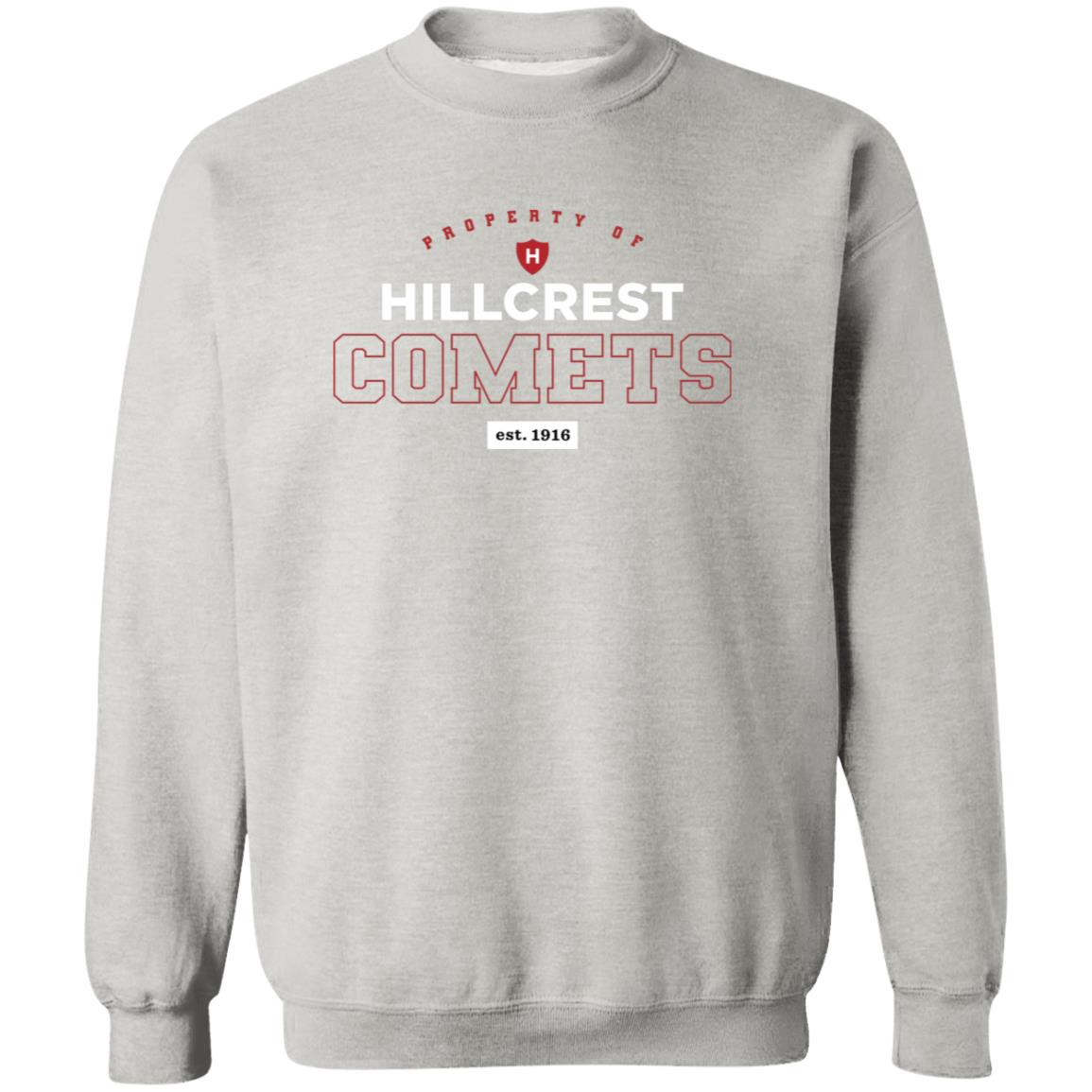 Hillcrest Comets - Crewneck Pullover Sweatshirt