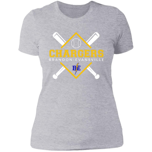 Chargers Softball - Ladies' Boyfriend T-Shirt