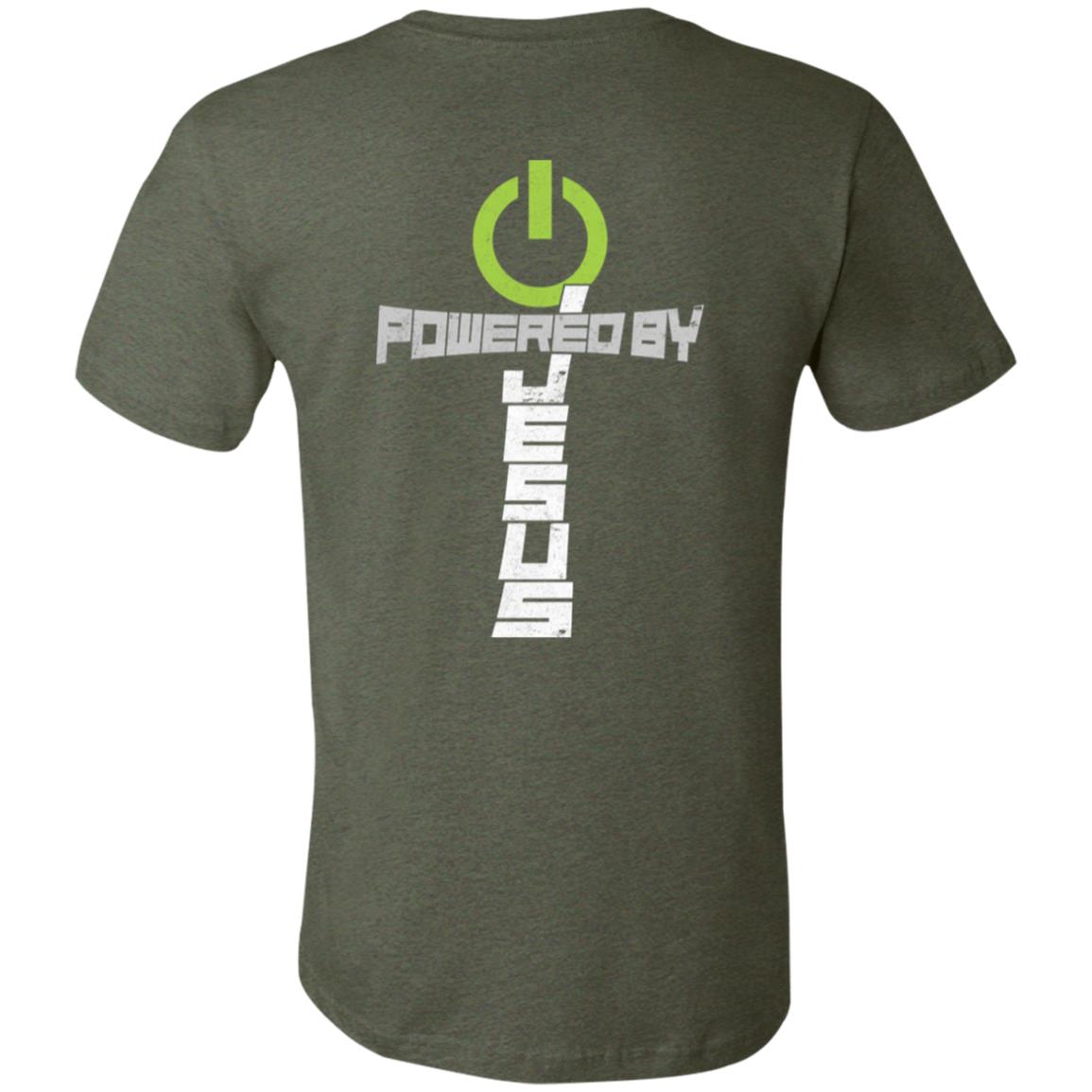 Powered by Jesus - Unisex Jersey Short-Sleeve T-Shirt