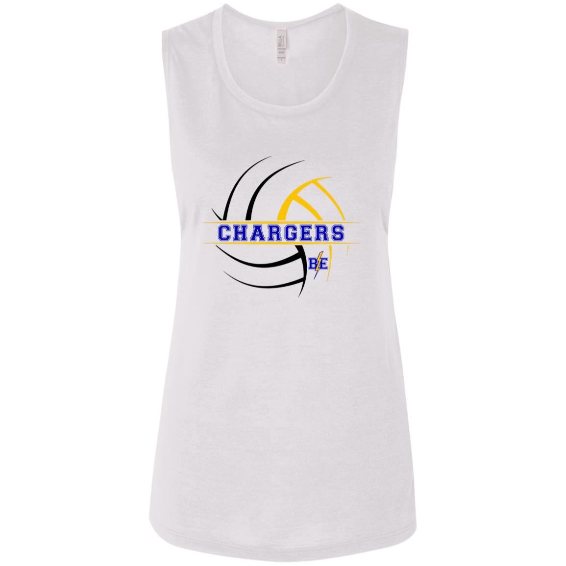 Chargers Volleyball - Ladies' Flowy Muscle Tank