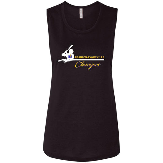 Chargers Baseball - Ladies' Flowy Muscle Tank