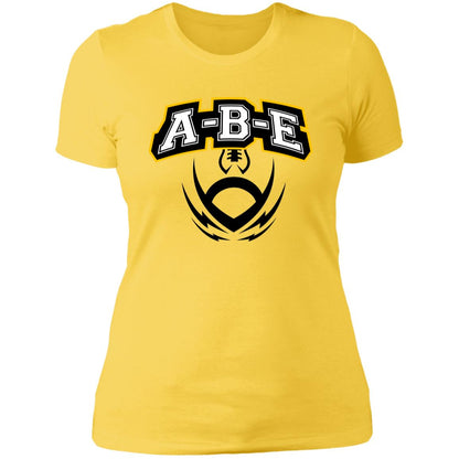 A-B-E Football - Ladies' Boyfriend T-Shirt