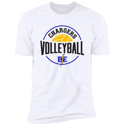 Chargers Volleyball - Premium Short Sleeve T-Shirt