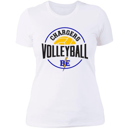 Chargers Volleyball - Ladies' Boyfriend T-Shirt