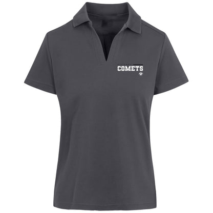 Hillcrest Comets - CrownLux Womens Plaited Polo