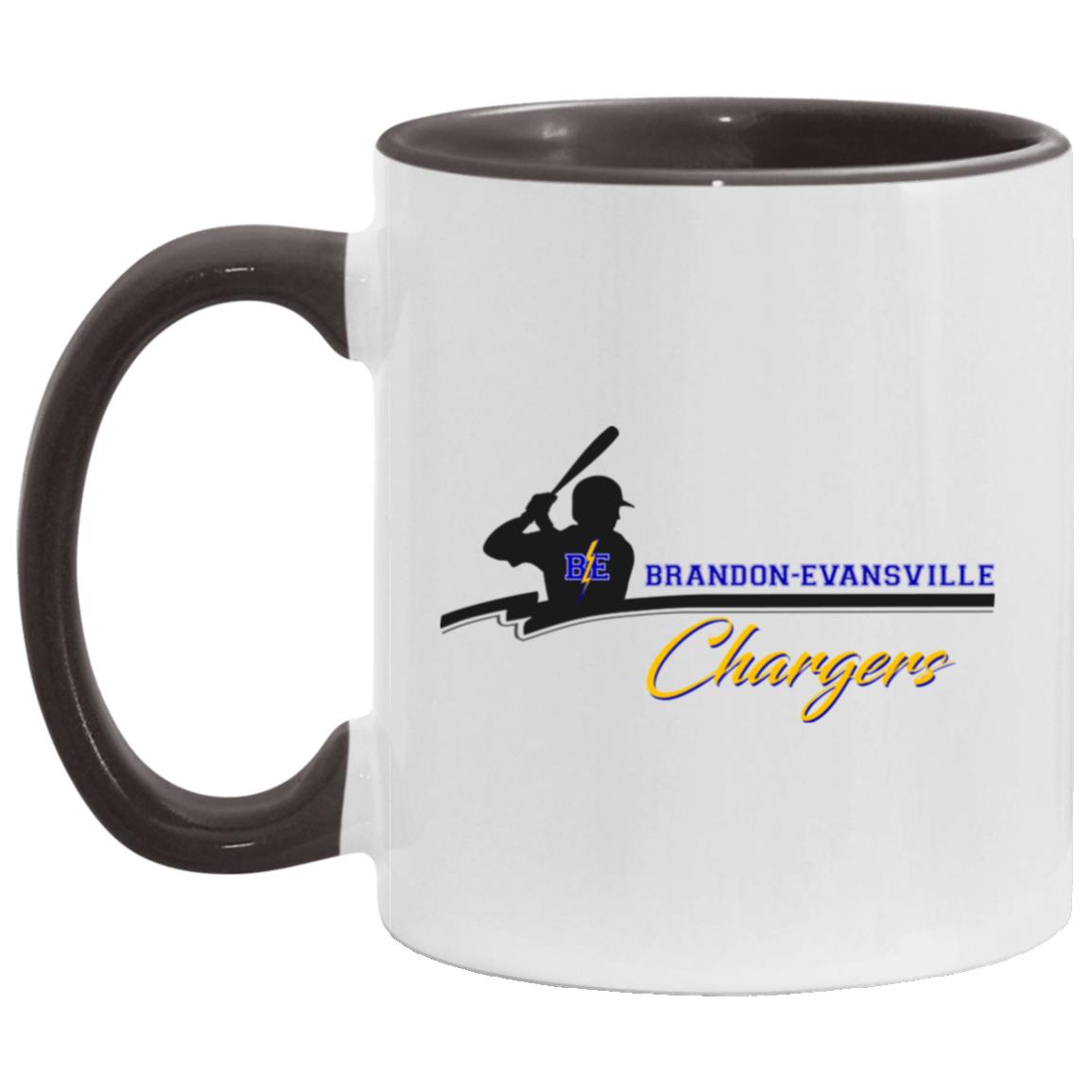 Chargers Baseball - 11oz Accent Mug