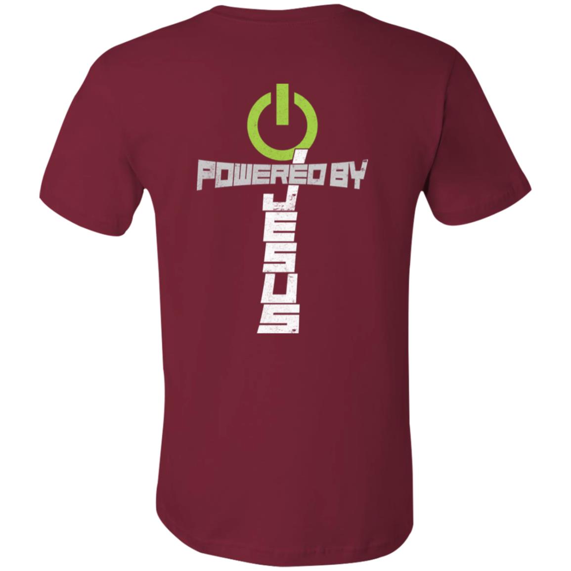 Powered by Jesus - Unisex Jersey Short-Sleeve T-Shirt