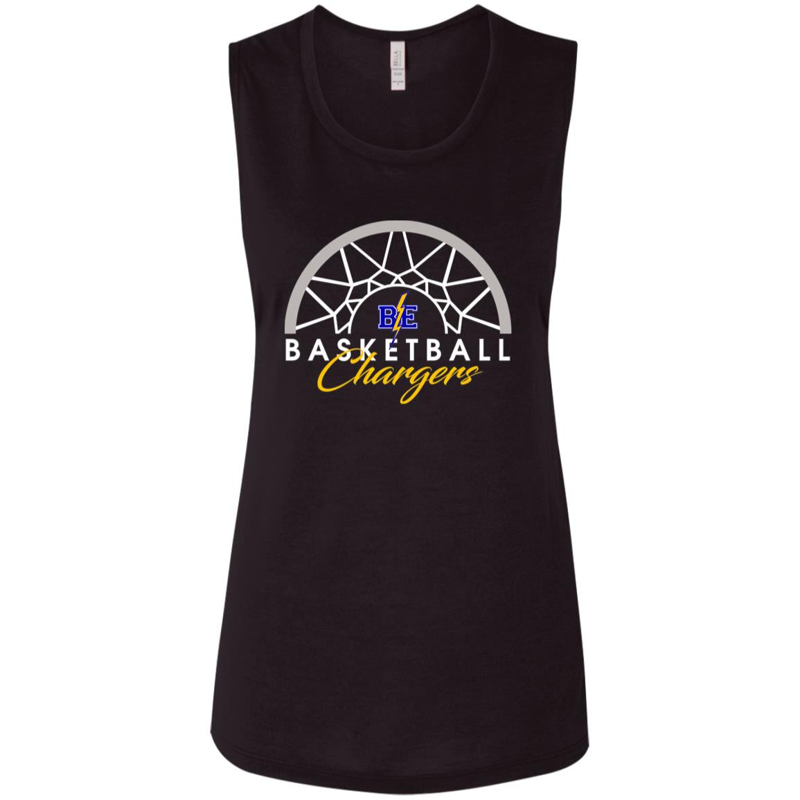 Chargers Basketball - Ladies' Flowy Muscle Tank