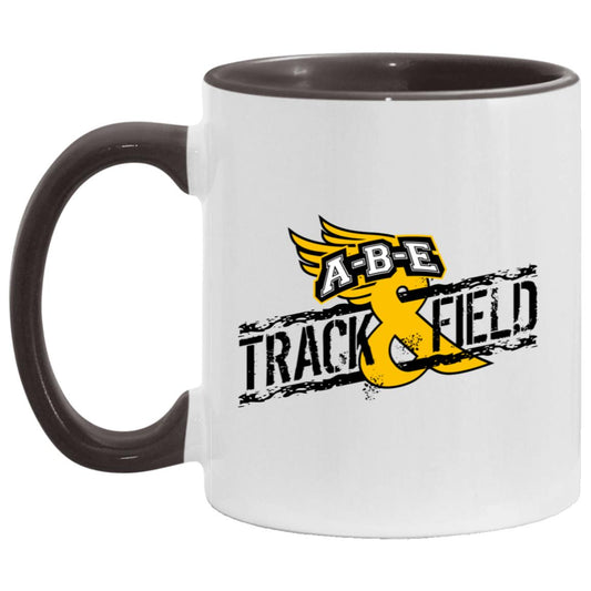 A-B-E Track & Field - 11oz Accent Mug