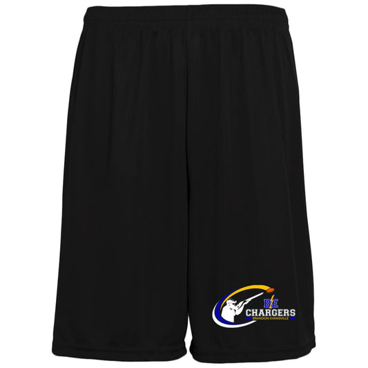 Chargers Trapshooting - Moisture-Wicking Pocketed 9 inch Inseam Training Shorts