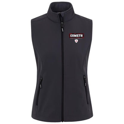 Comet Volleyball - Womens Cruise Two-Layer Fleece Bonded Soft Shell Vest