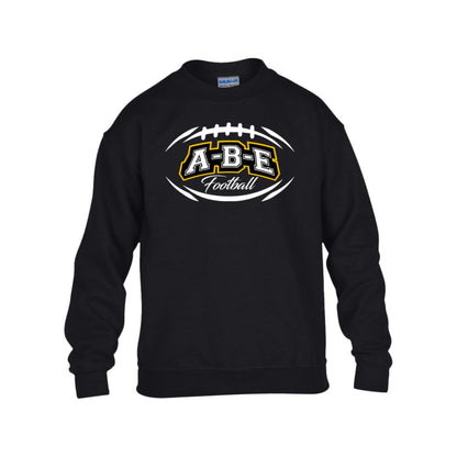 A-B-E Football - Kids Heavy Blend Fleece Crew