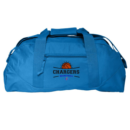 Chargers Basketball - Liberty Bags Game Day Large Square Duffel