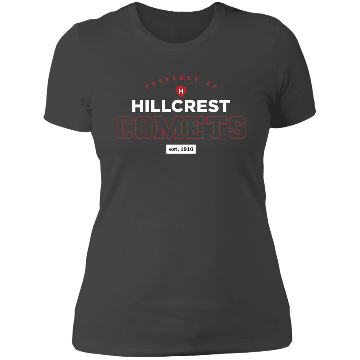 Hillcrest Comets - Ladies' Boyfriend T-Shirt