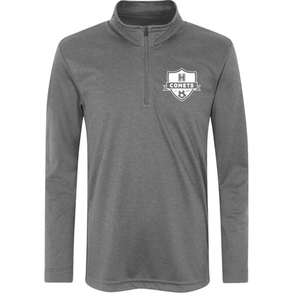 Comet Boys Soccer - Kids Heather Quarter Zip