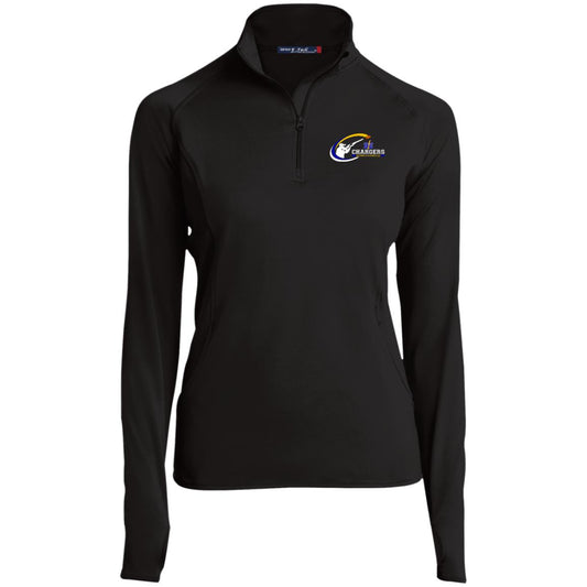 Chargers Trapshooting - Ladies' 1/2 Zip Performance Pullover