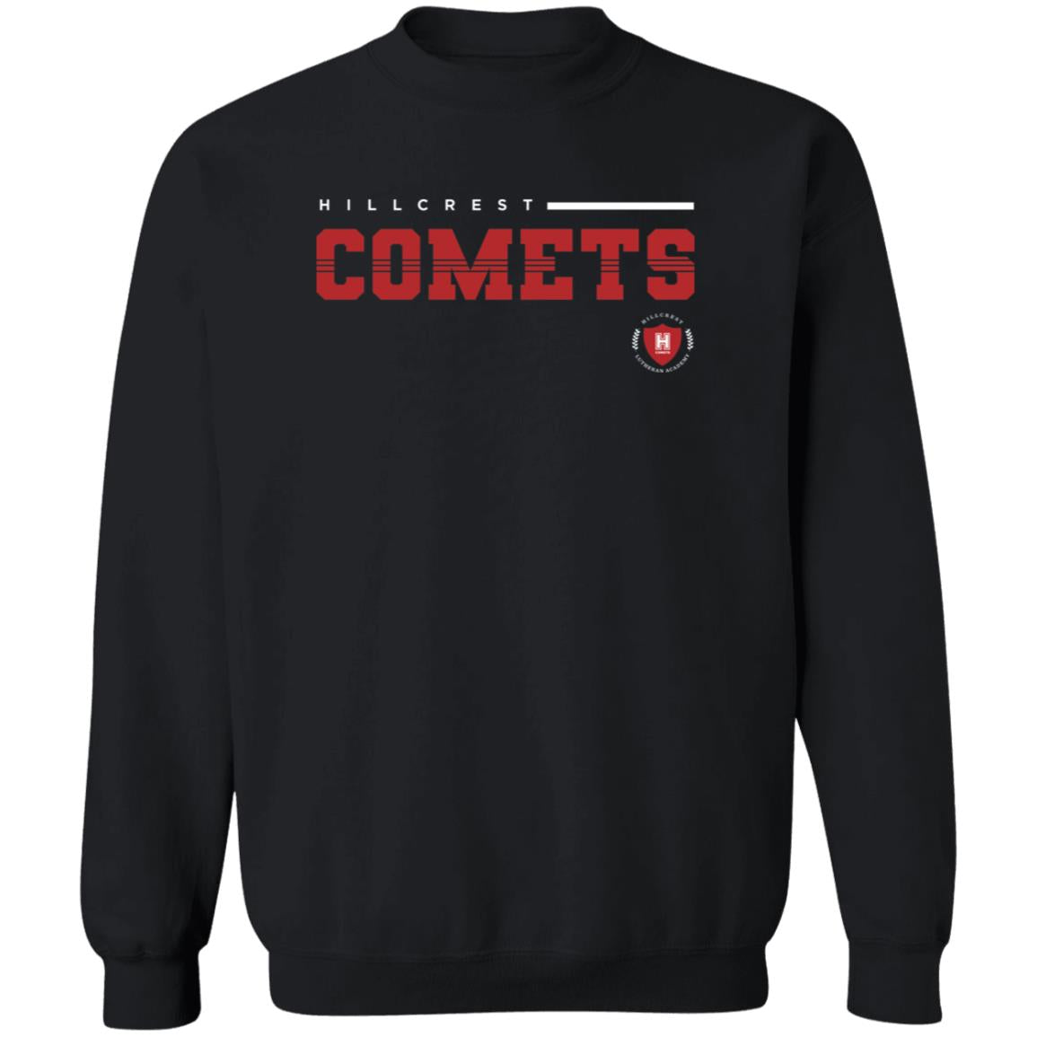 Hillcrest Comets - Crewneck Pullover Sweatshirt