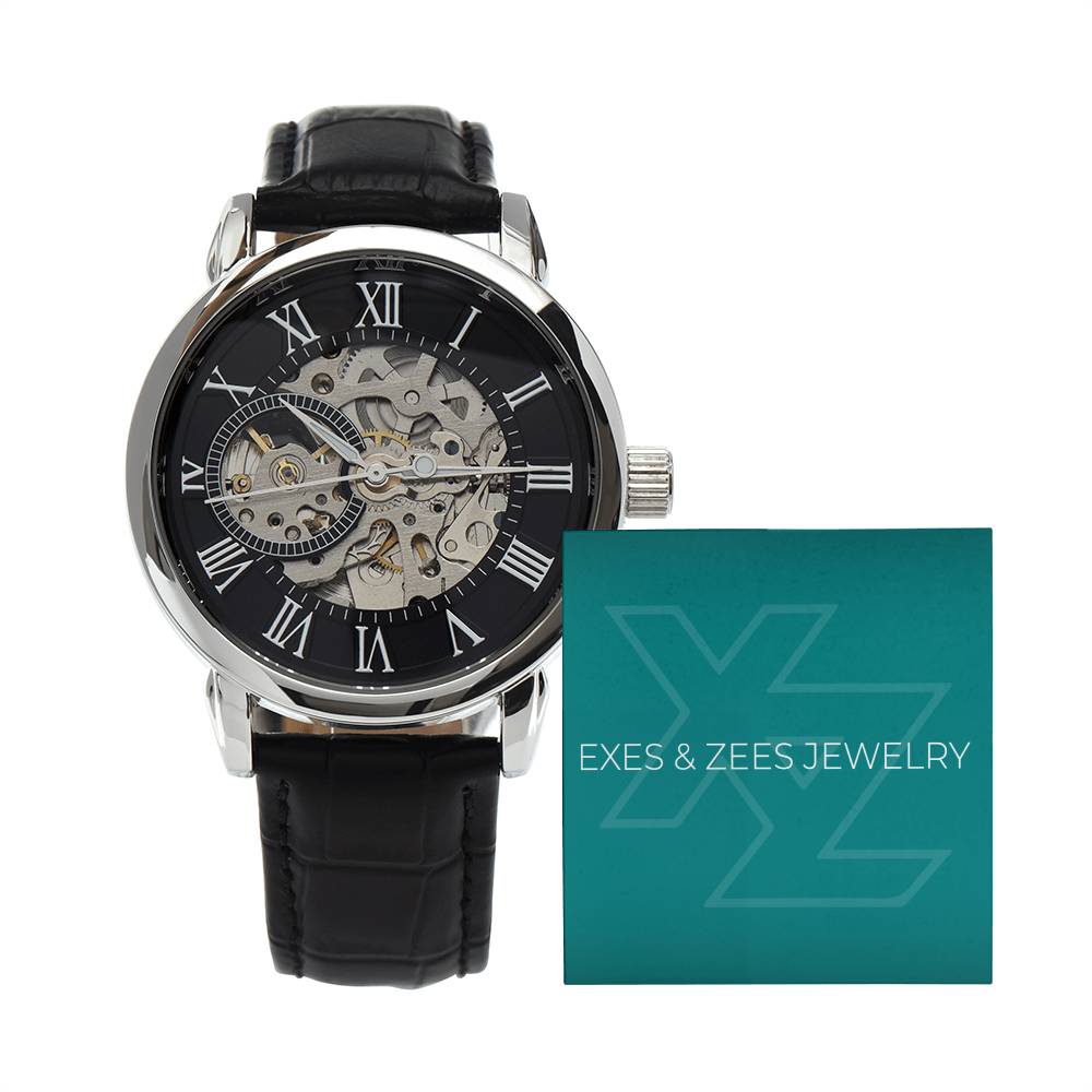 Men's Openwork Watch